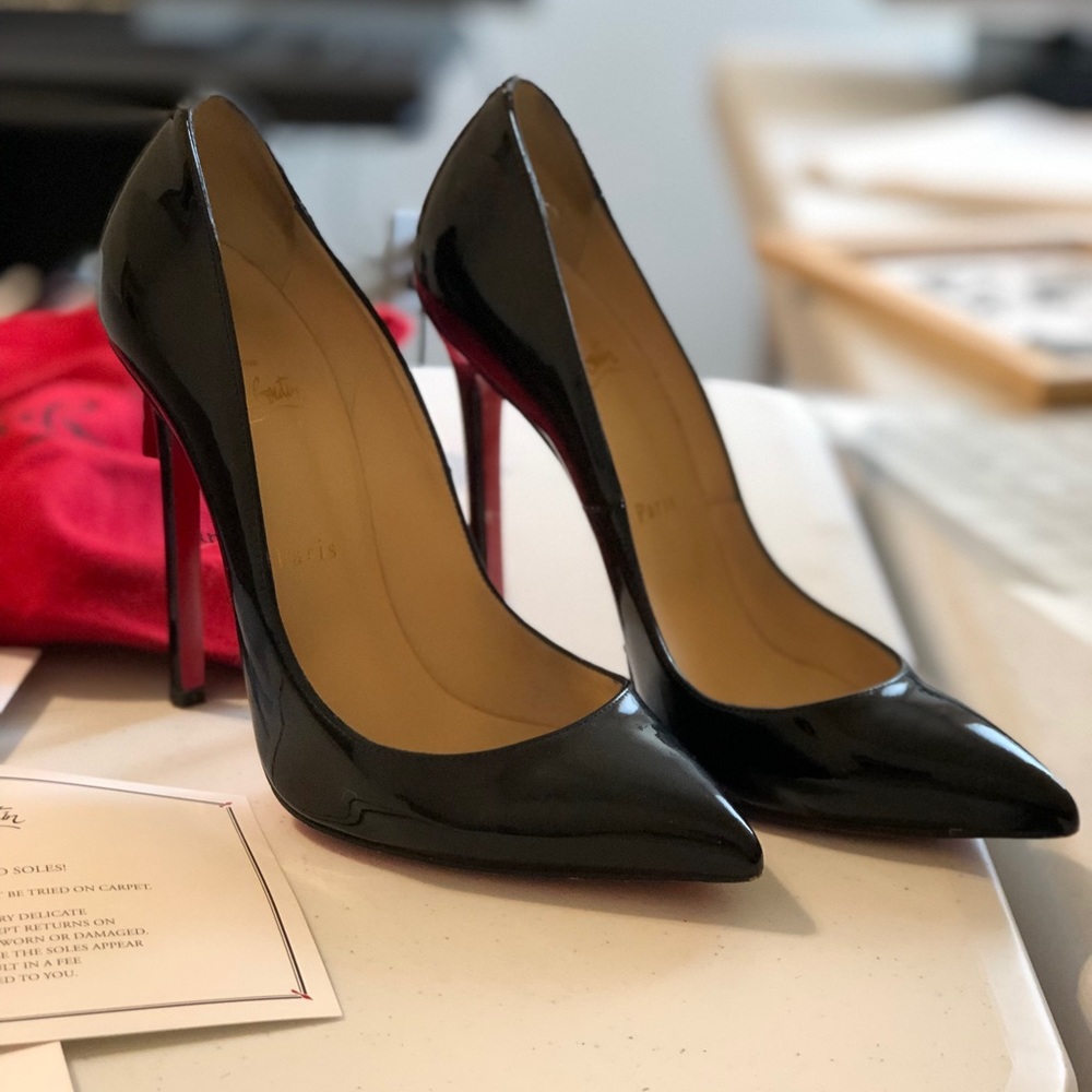 Christian Louboutin pigalle 120 patent size 39.5